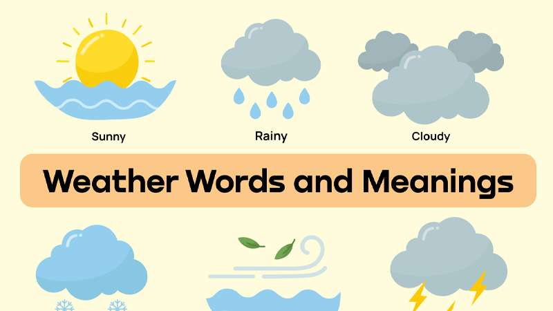 Tổng hợp 100+ từ vựng về thời tiết trong tiếng Anh (có giải nghĩa)